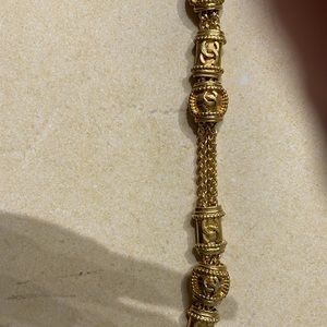 Vintage CHANEL bracelet with CC logos